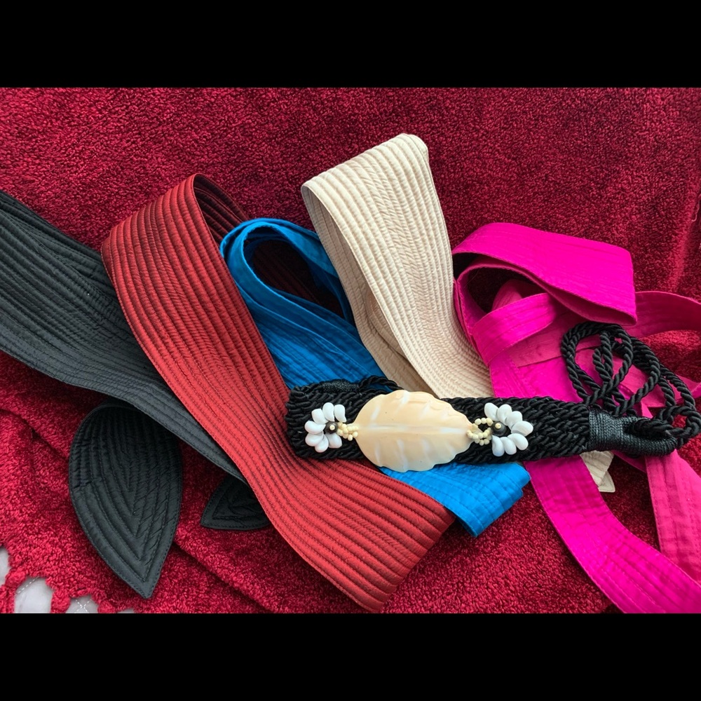 Silk belt collection
